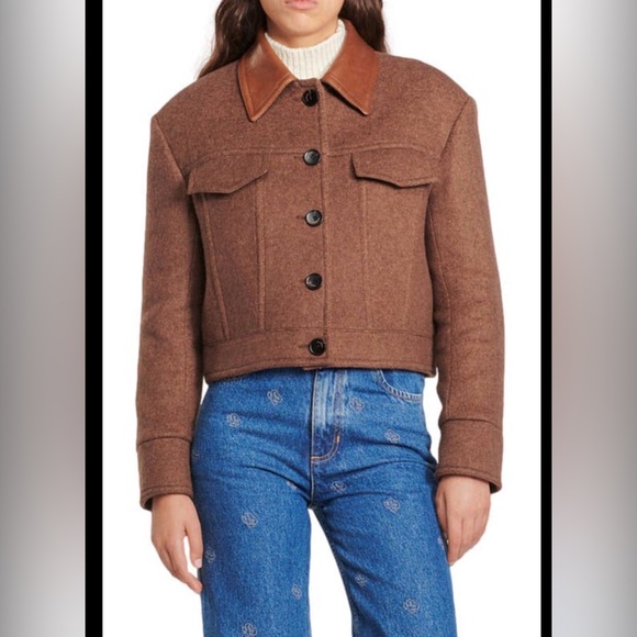 Sandro
King Leather Collar Jacket - Picture 2 of 4